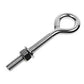 1/4" x 6" Stainless Steel Type 316 Welded Eye Bolt