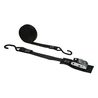 1" x 4' Cam Strap w/ S-Hook & Wear Pad