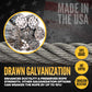 3/4" 6x19 Galvanized Wire Rope - EIPS IWRC | 5,000' Coil - Domestic