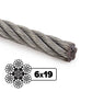 3/4" 6x19 Galvanized Wire Rope - EIPS IWRC | 2,500' Coil - Domestic
