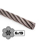 5/8" 6x19 Stainless Steel Wire Rope - Type 304 IWRC | 5,000' Coil