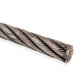 7/8" 6x26 impact swaged spin resistant bright wire rope EIPS IWRC