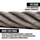 1-3/8" EIPS grade bright wire rope cable