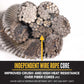 1-1/8" 6x37 Bright Wire Rope - EIPS IWRC | 500' Coil - Domestic
