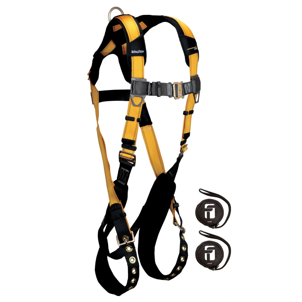 FallTech Journeyman Flex Full-Body Harness w/ Trauma Straps | Non-Belted | XS | 7021XS