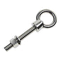 Shoulder Eye Bolts Stainless Steel Type 316 Long 34 inch x 18 inch image 1 of 2