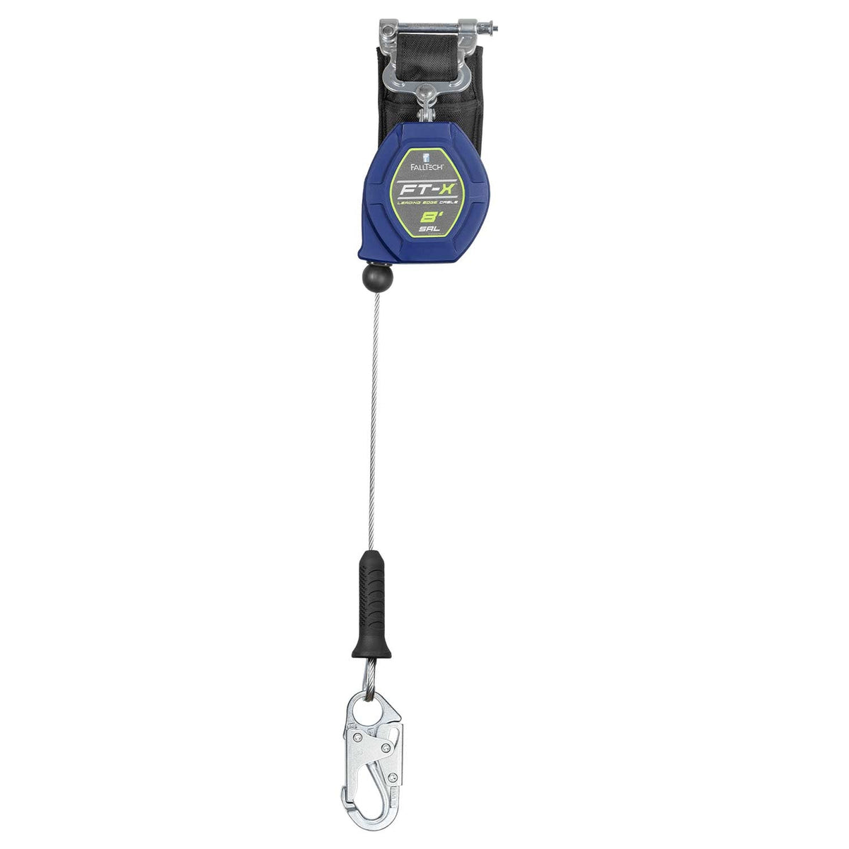 FallTech FT-X LE 8' Cable Self-Retracting Lifeline | Single-Leg | Snap Hook | 82808SP1