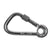 Asymmetrical Carabiner w/ Screw Nut & Eyelet SS T316 - 4-3/4