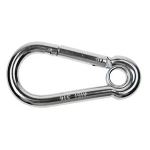 Snap Hook w/ Eyelet - 316 Stainless Steel - 2" Length