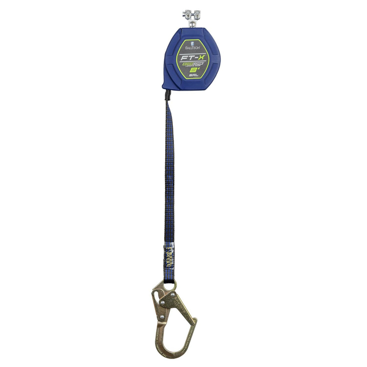 FallTech EdgeCore FT-X LE 8' Replacement Leg for SRL | Swivel Mini Rebar Hook | 84108RP0