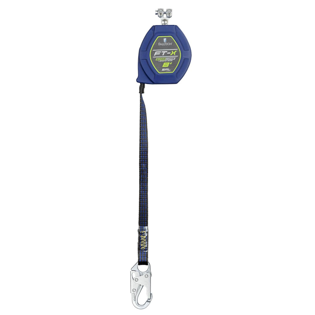 FallTech EdgeCore FT-X LE 8'  Replacement Leg for SRL | Swivel Snap Hook | 84108RP1