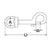 Swivel Eye Bolt Snap - 316 Stainless Steel - 4-3/4