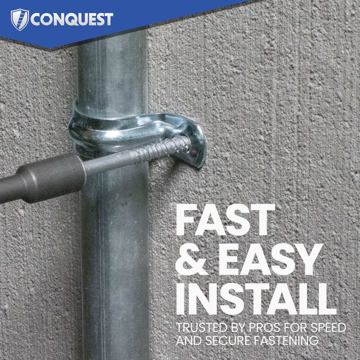 fast and easy install, trusted by pros for speed and secure fastening