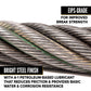 3/8" 8x19 Spin-Resistant Bright Wire Rope - EIPS IWRC | 5,000' Coil