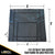 8' x 8' Windshield Protector Tarp with 4' x 4' Pad and Grommets