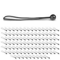9'' Black Ball Bungees (bundle of 100) image 1 of 7