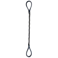 3/4" x 10' Nine Part Braided Wire Rope Sling