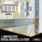 92" - 102" Steel E-Track Load Bar - 1,500 lb Capacity