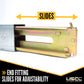 92" - 103" Steel E-Track Load Bar - 1,500 lb Capacity