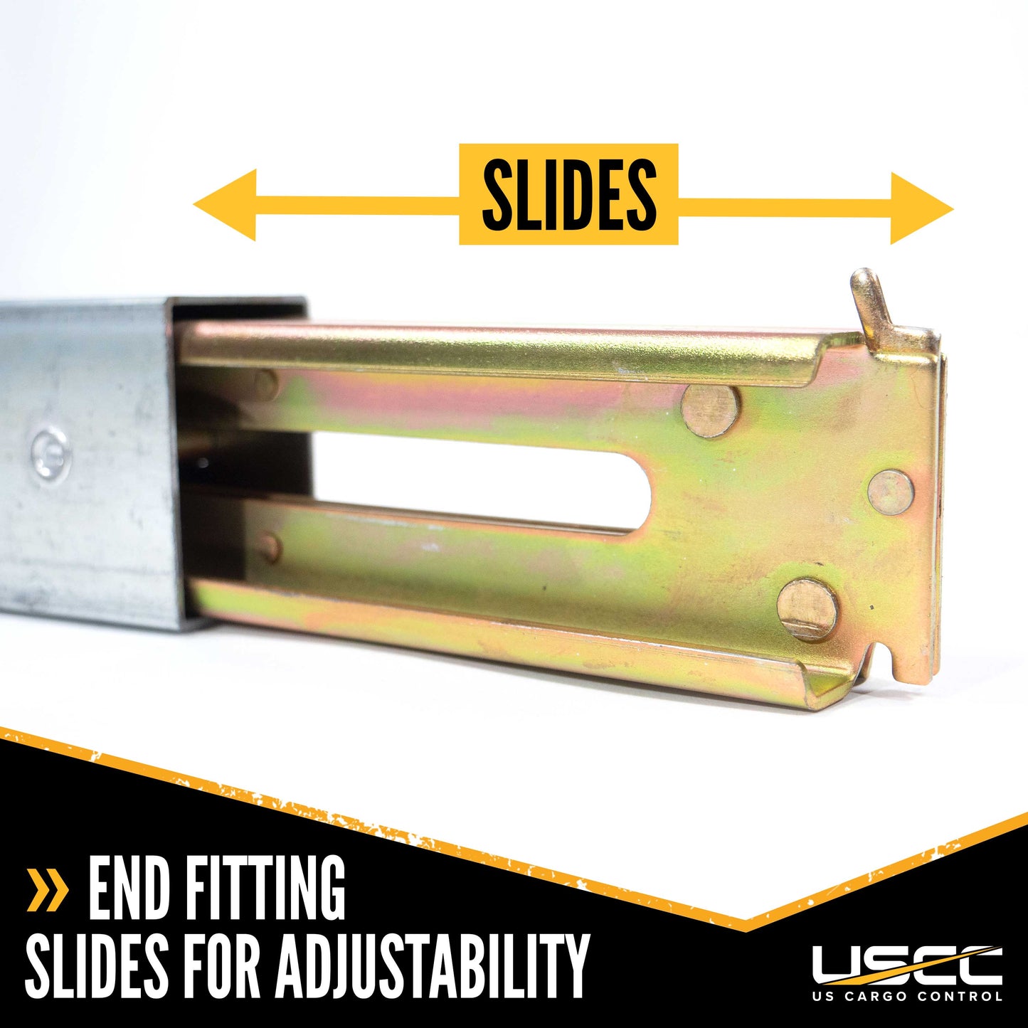 92" - 102" Steel E-Track Load Bar - 1,500 lb Capacity