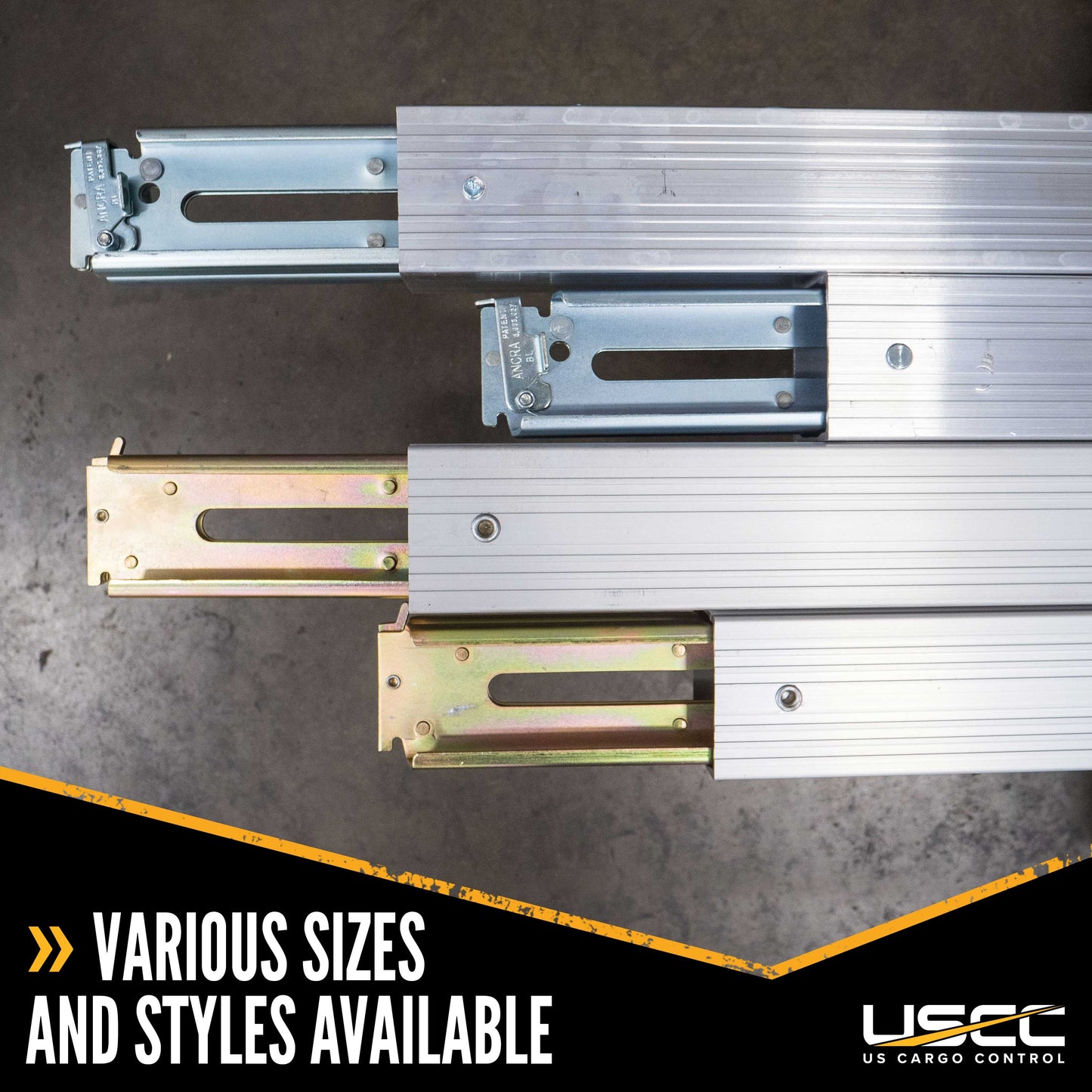 92" - 102" Steel E-Track Load Bar - 1,500 lb Capacity