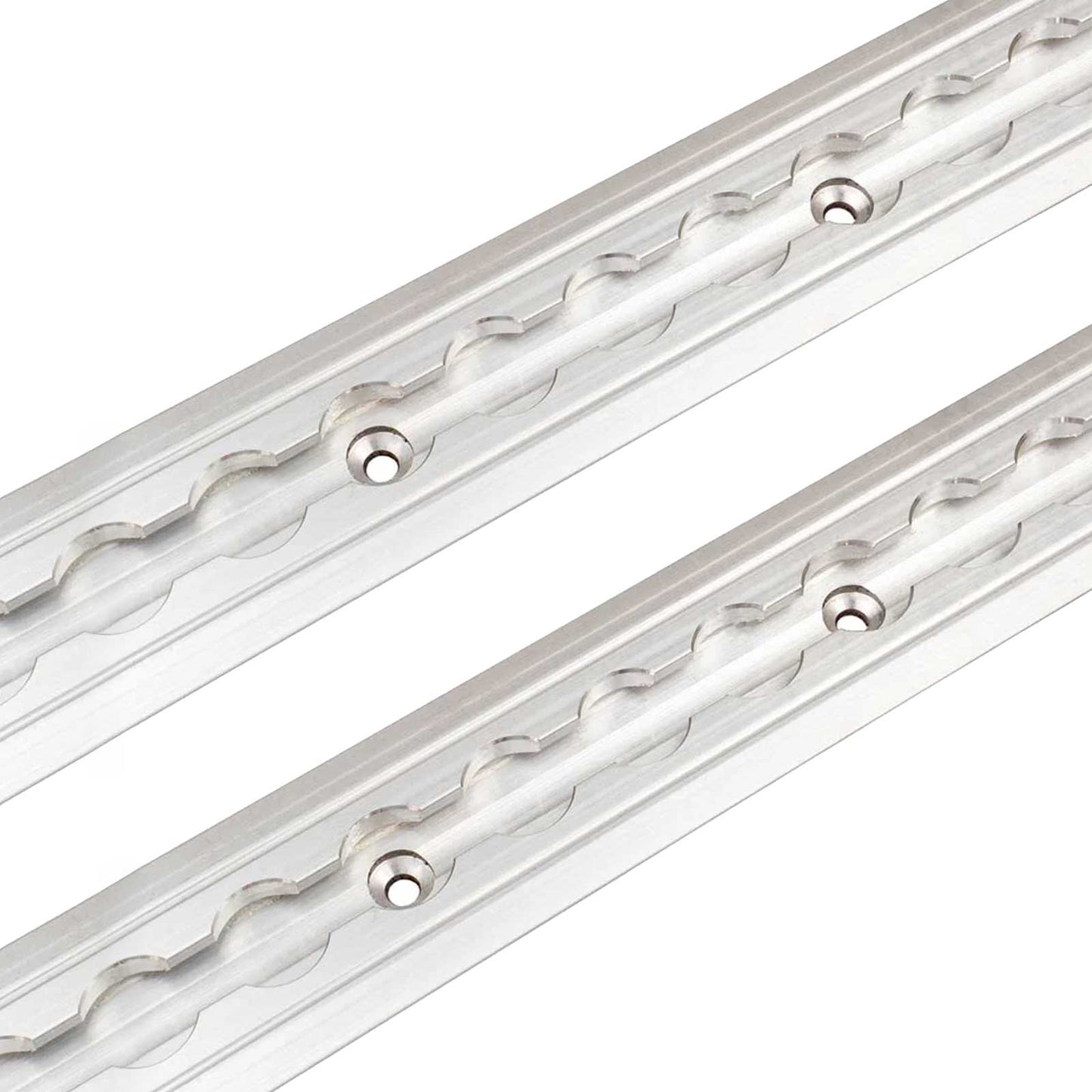 96" Flanged L-Track | Aluminum | 2-Pack