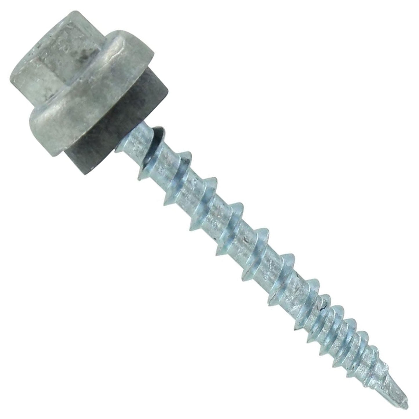 #10 X 1-1/2" ZXL Woodbinder Metal Roofing Screw - Electro-Galvanized, Pkg 250