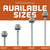 Metal Roofing Screws Available in a Variety of Sizes