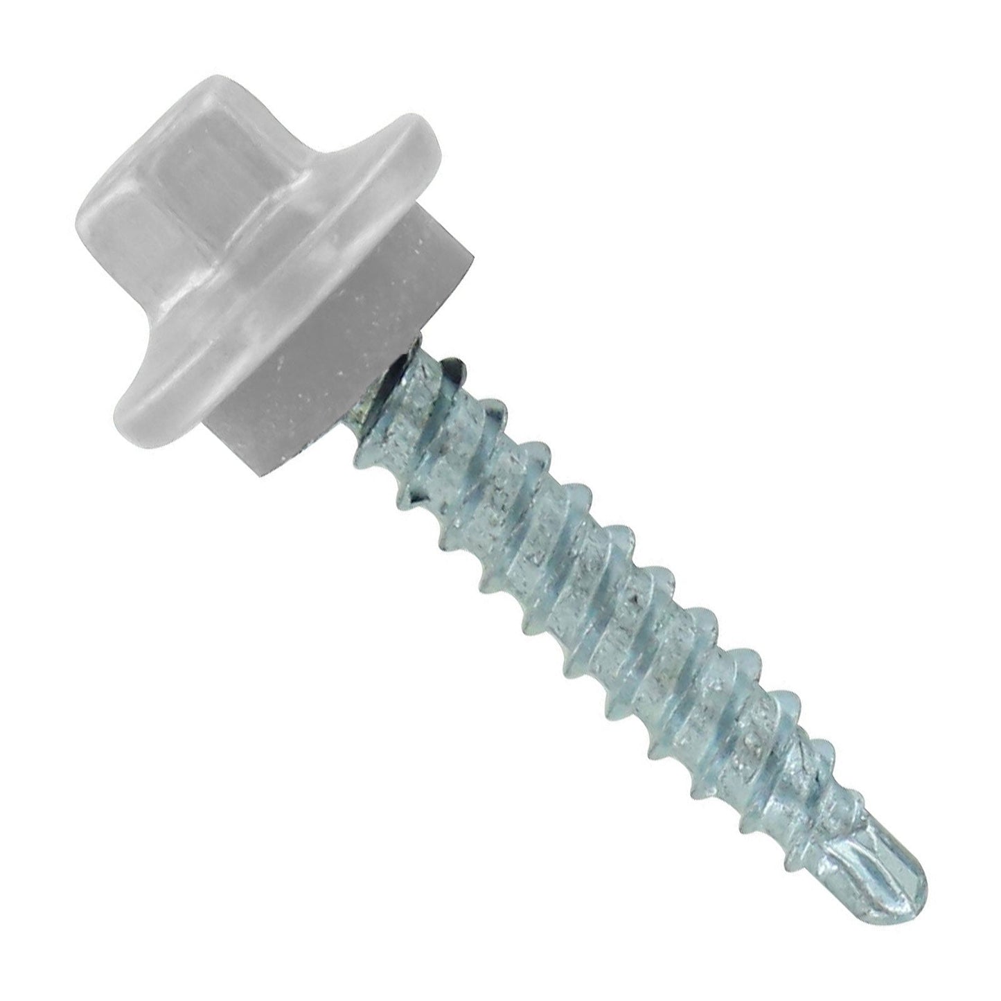 #9 x 1" ST-XL Woodbinder Metal Roofing Screw - Alamo White