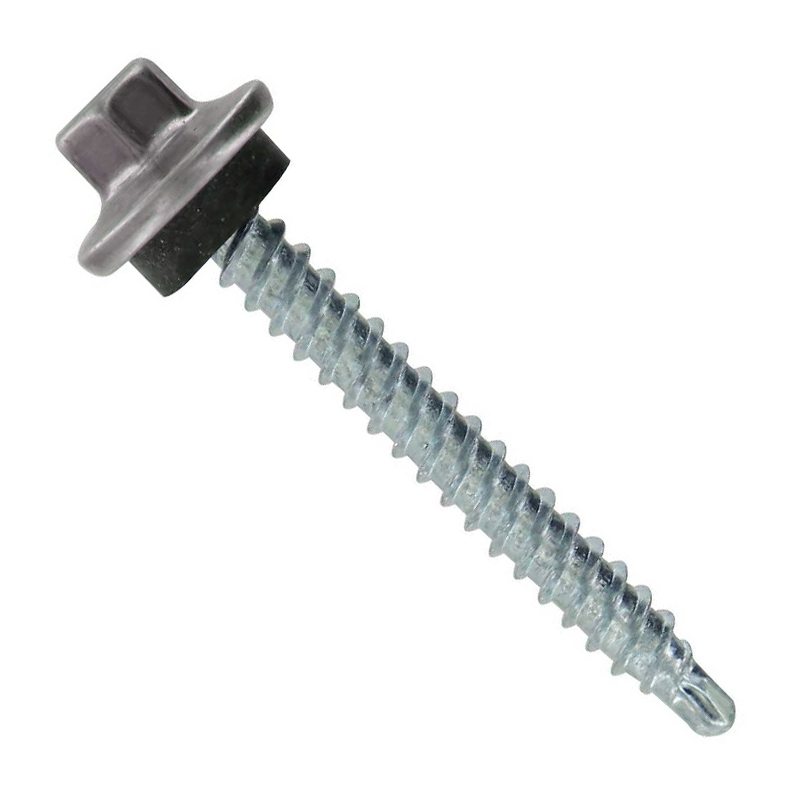 #9 x 1-1/2" ST-XL Woodbinder Metal Roofing Screw - Ash Gray