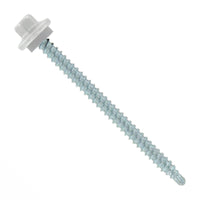 #9 x 2-1/2" ST-XL Woodbinder Metal Roofing Screw - Polar White