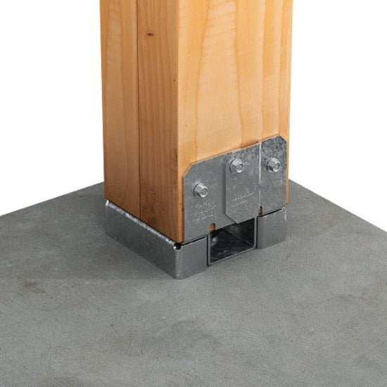 Simpson ABA24-2Z Double 2x4 Adjustable Post Base - Zmax Finish ...