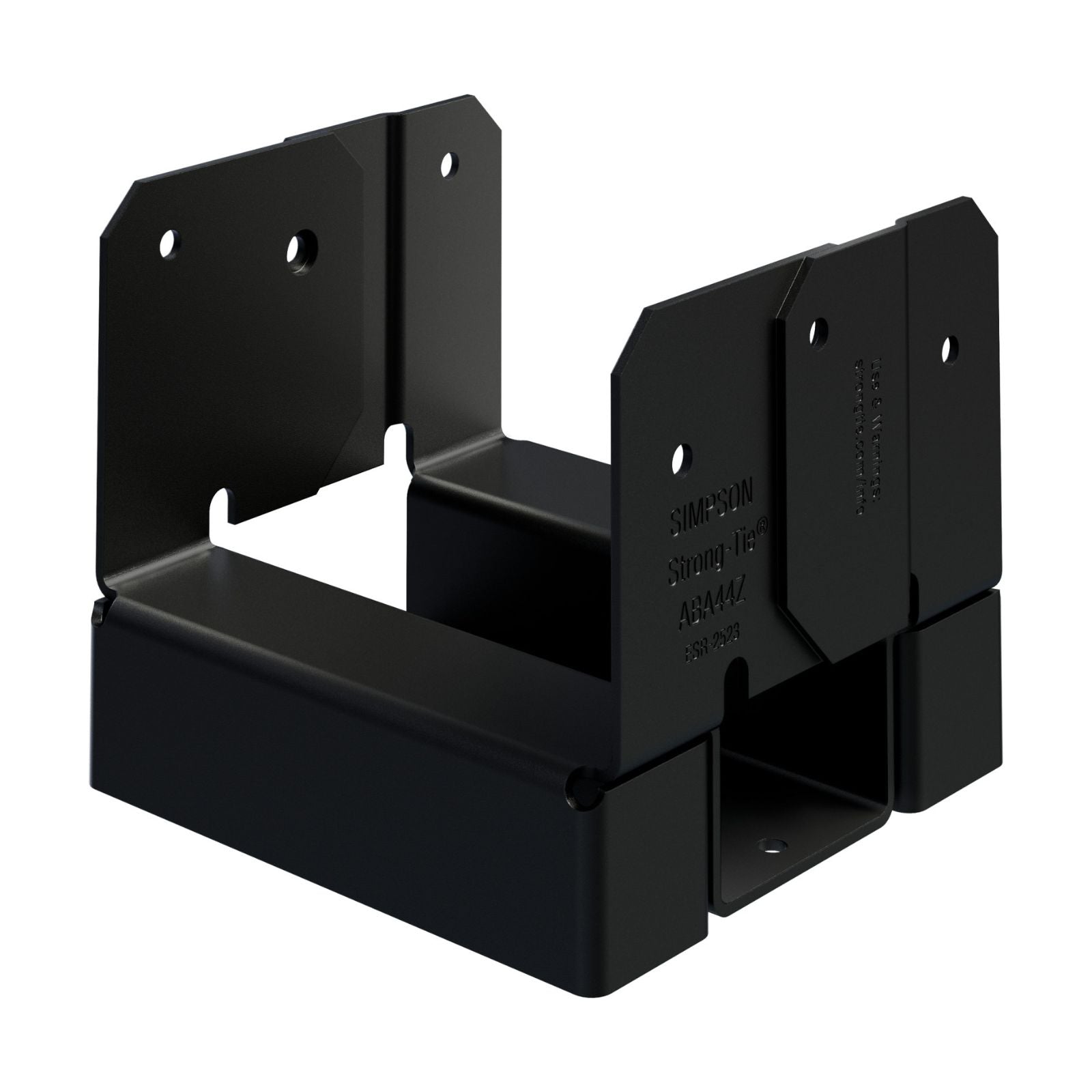 Simpson Strong-Tie ABA44PC 4x4 Adjustable Post Base - Black Powder Coat, ZMAX