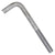 large diameter galvanized l bolt concrete anchor