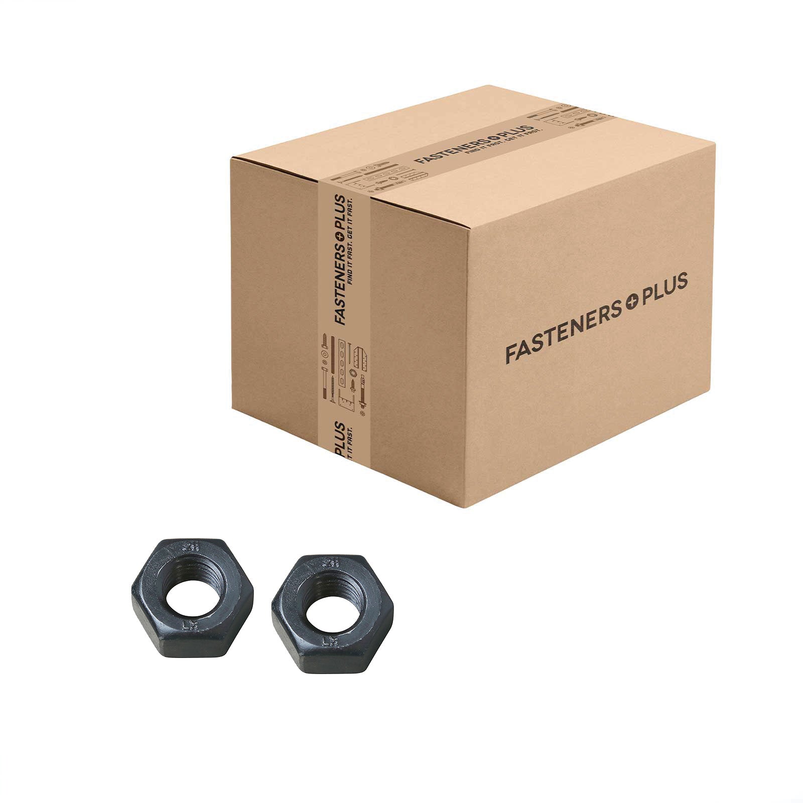 Conquest 5/8" Heavy Hex Nut, A194 Grade 2H - Plain, Qty. 400 - Carton