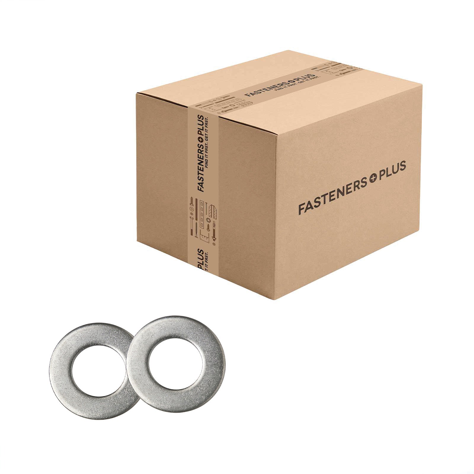 Conquest 1" USS Flat Washer - 18-8 Stainless Steel, Qty. 150 - Carton