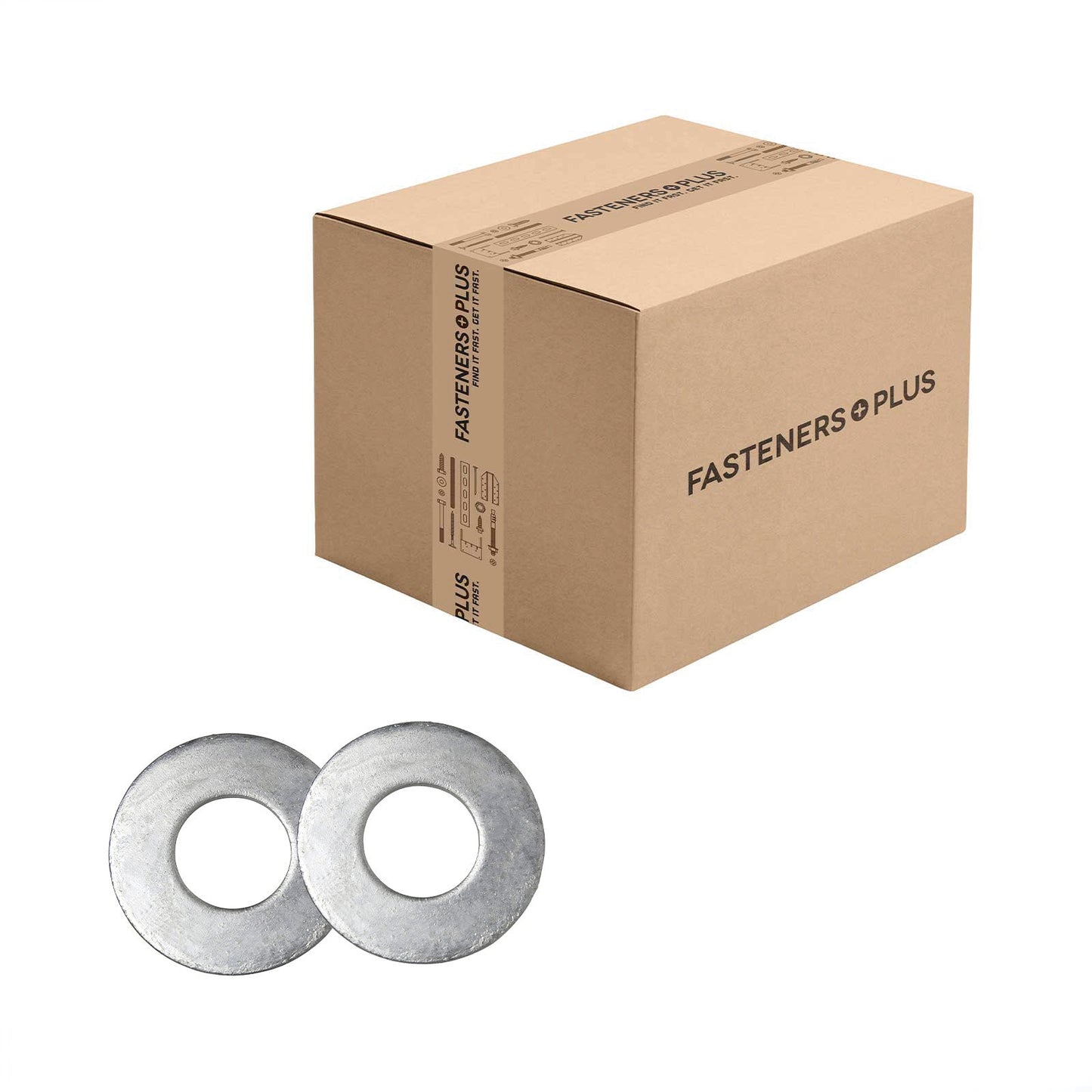 Conquest 1-1/2" USS Flat Washer - Hot Dip Galvanized, Qty. 110 - Carton