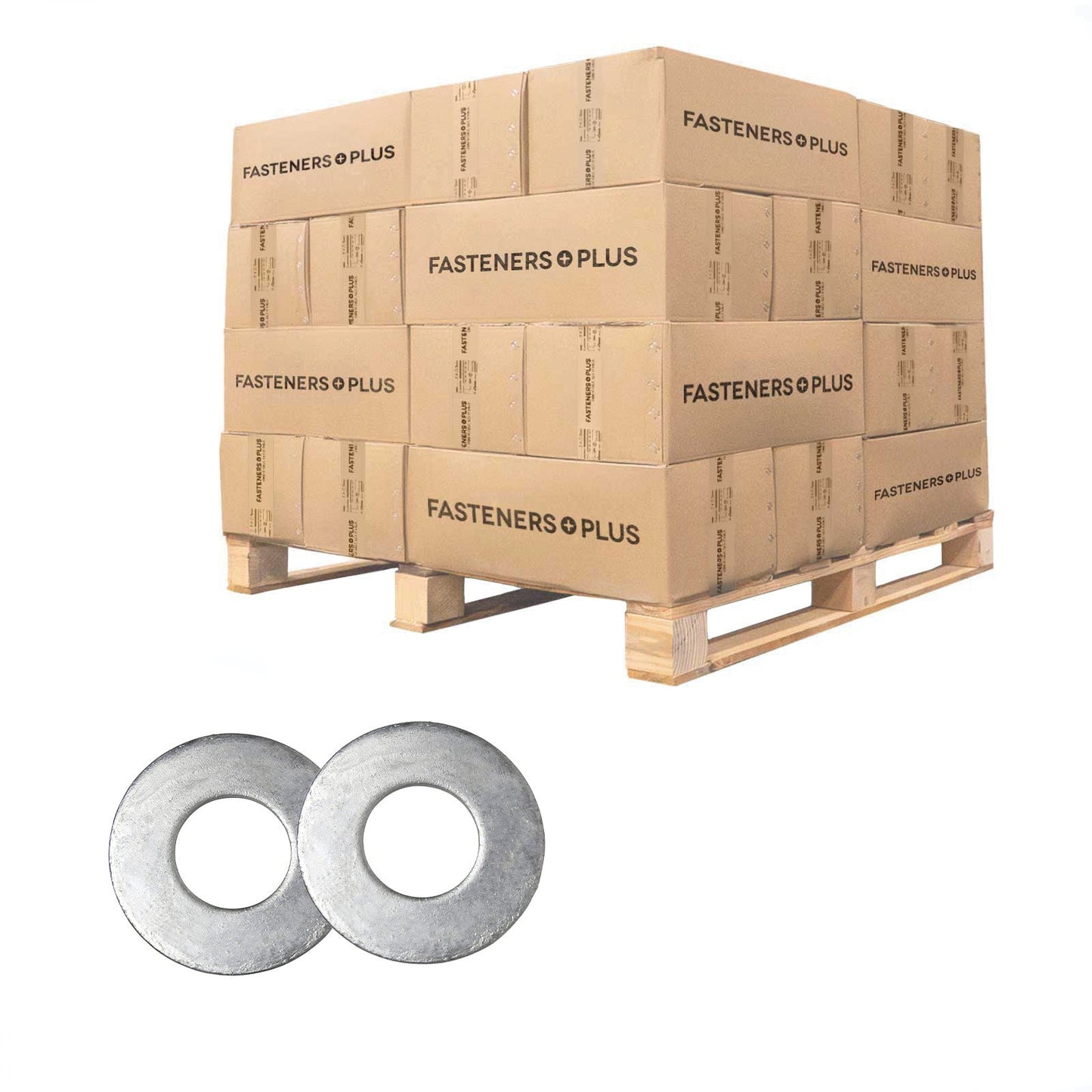 Conquest 1-1/2" USS Flat Washer - Hot Dip Galvanized, Qty. 4,320 - Pallet