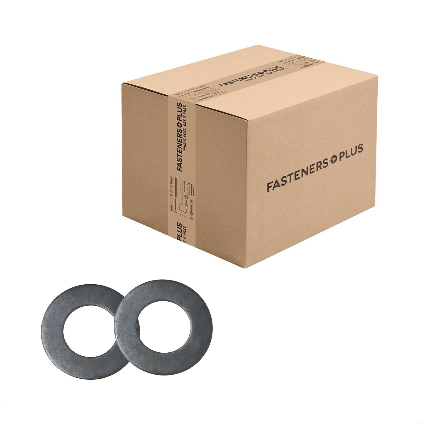 Conquest 1-1/2" F436 Flat Structural Washer - Plain Finish, Qty. 200 - Carton