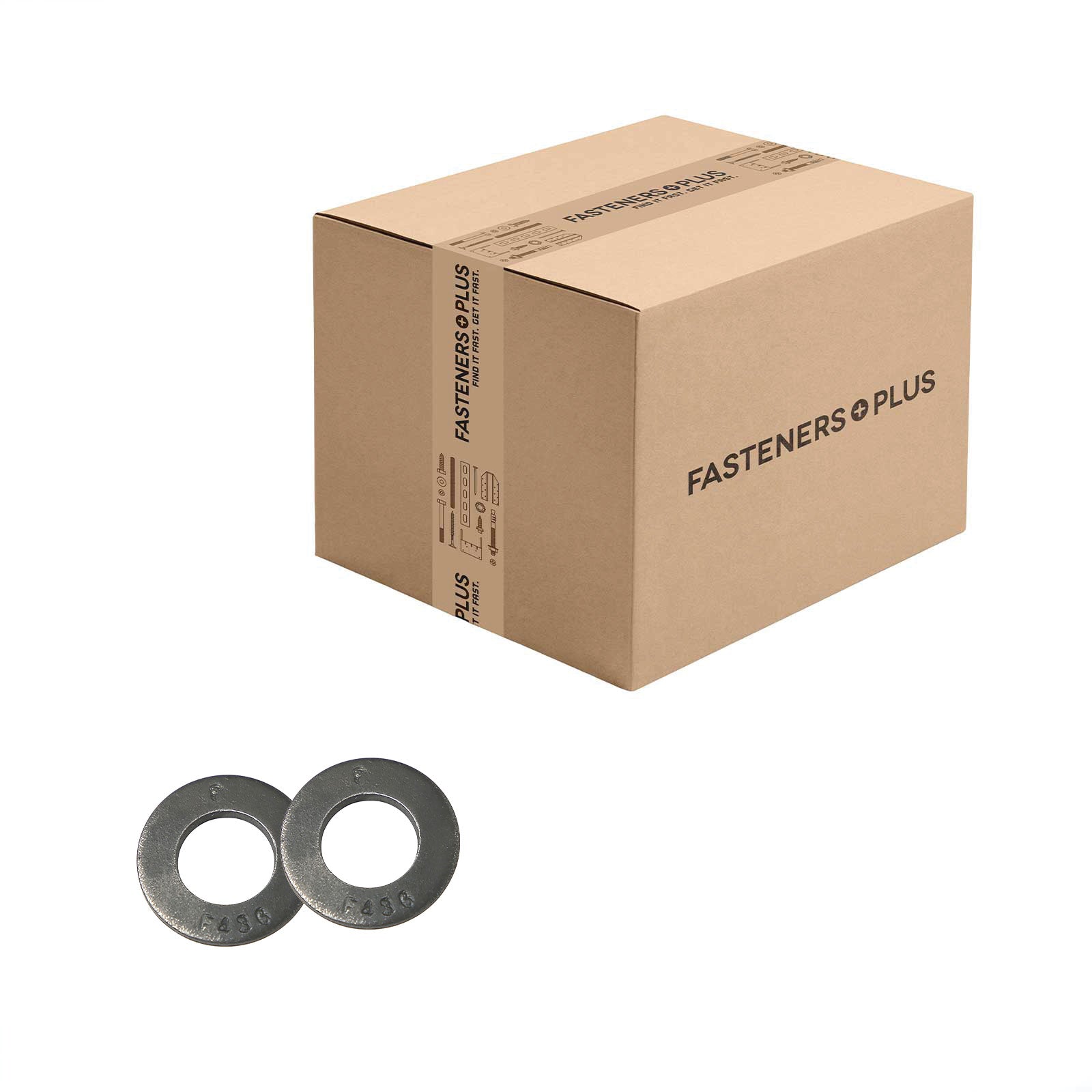 Conquest 1/2" F436 Flat Structural Washer - Plain Finish, Qty. 2,000 - Carton