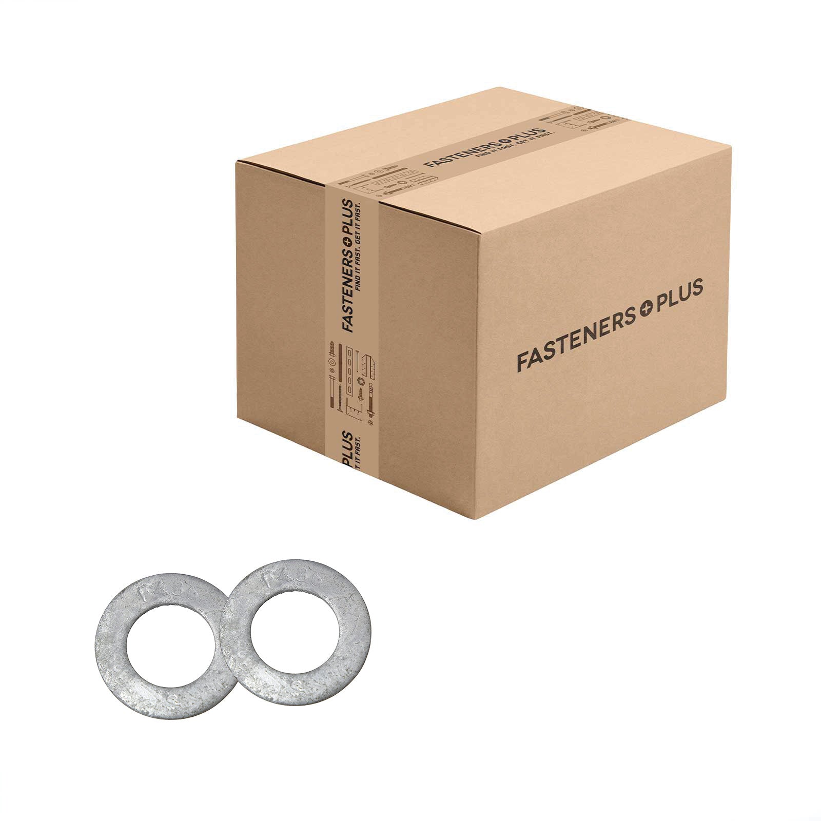 Conquest 3/4" F436 Flat Structural Washer - Hot Dip Galvanized, Qty. 1,000 - Carton