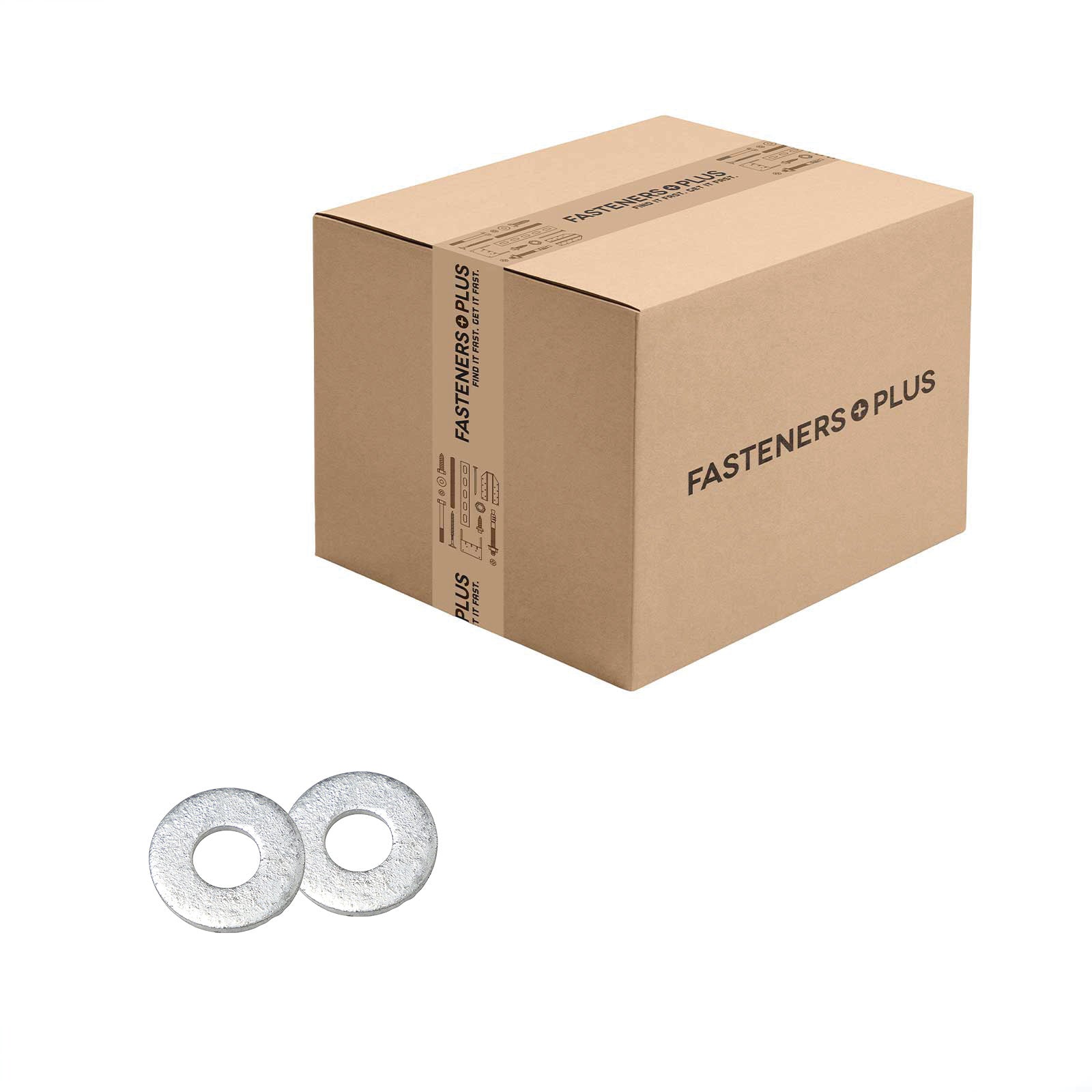 Conquest 3/8" USS Flat Washer - Hot Dip Galvanized, Qty. 2,790 - Carton