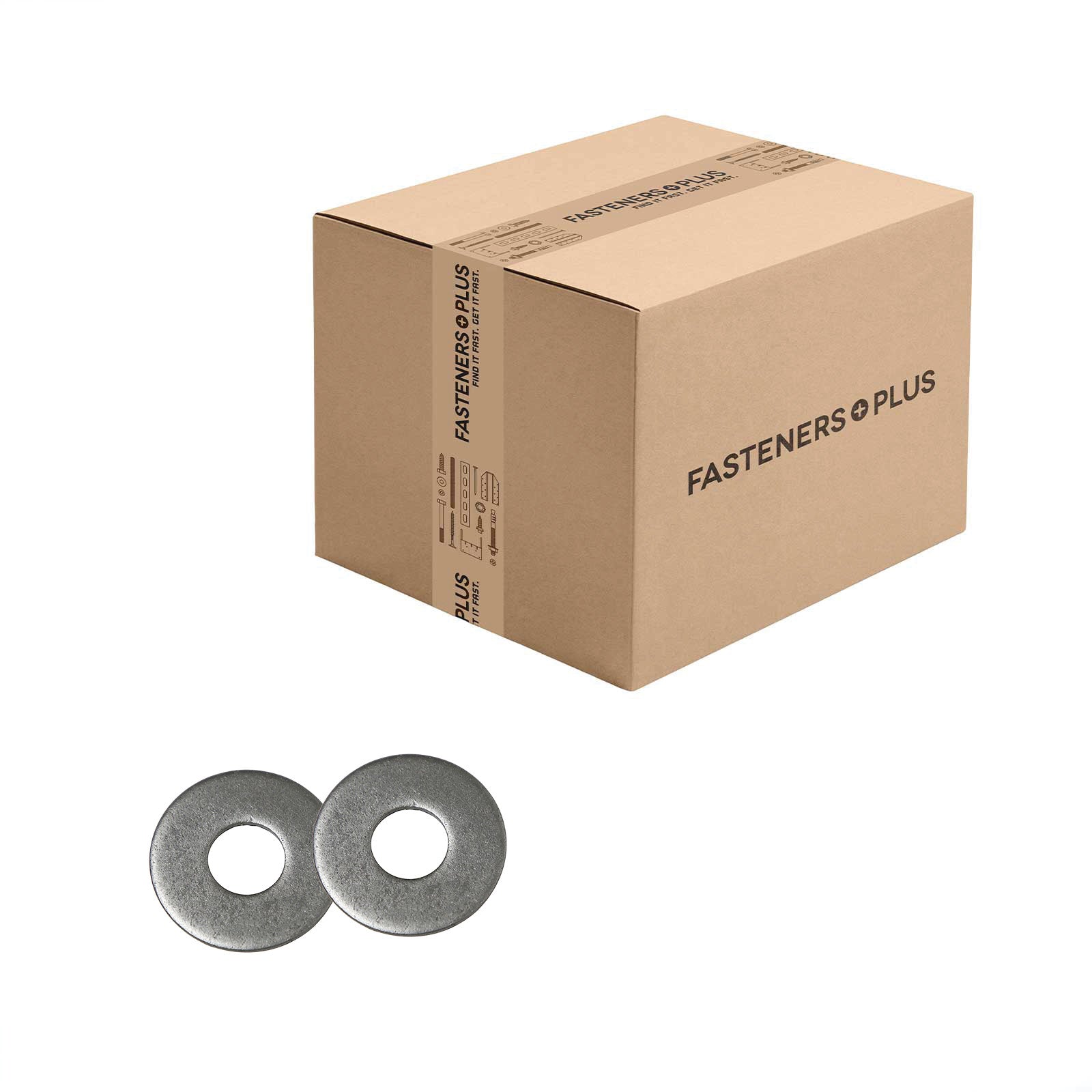 Conquest 5/8" F436 Flat Structural Washer - Plain Finish, Qty. 1,200 - Carton