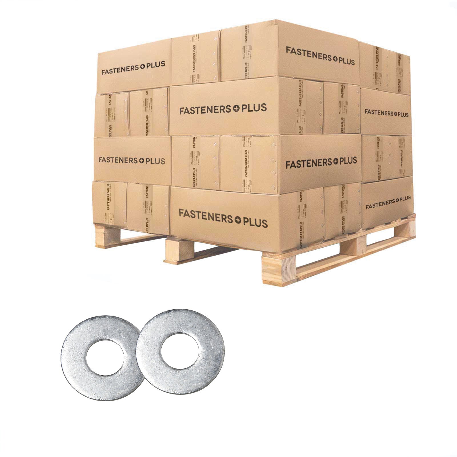 Conquest 7/8" USS Flat Washer - Hot Dip Galvanized, Qty. 11,232 - Pallet