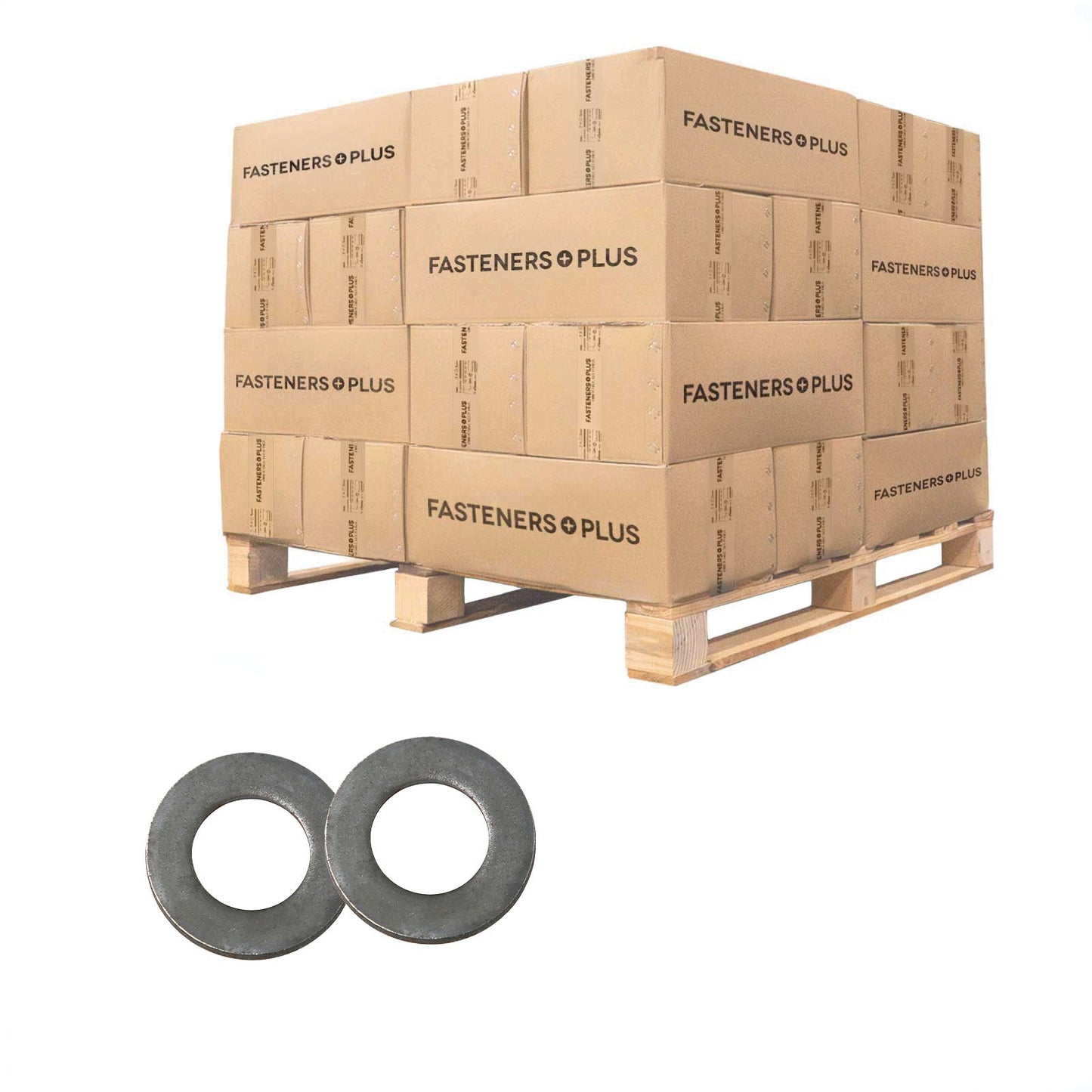 Conquest 7/8" F436 Flat Structural Washer - Plain Finish, Qty. 25,200 - Pallet