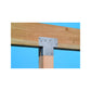 Simpson AC4 Adjustable Post Cap for 4X Beam - Zinc Galvanized ...