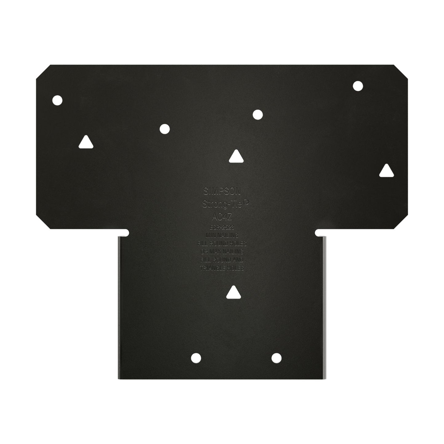 Simpson Strong-Tie AC4PC Ornamental Adjustable Post Cap For 4x Post - Black Powder Coat, ZMAX