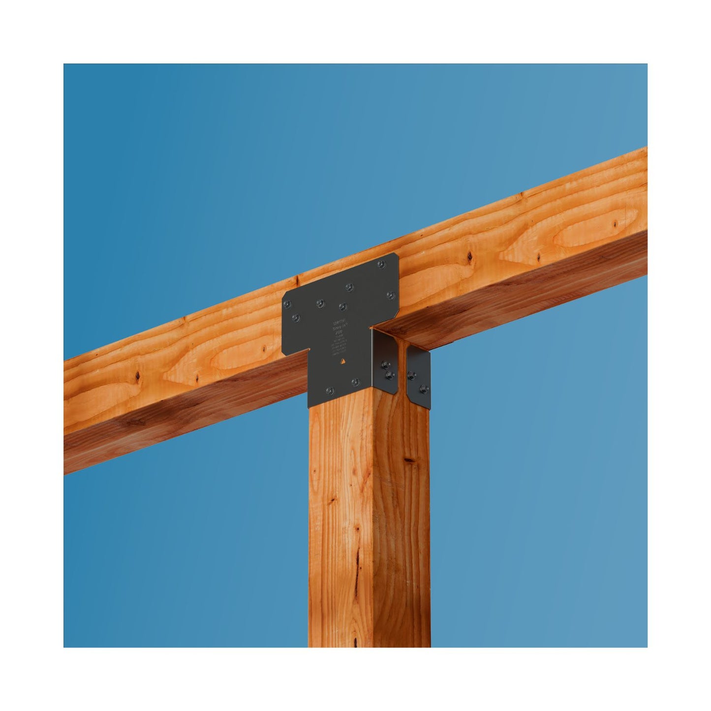 Simpson Strong-Tie AC4PC Ornamental Adjustable Post Cap For 4x Post - Black Powder Coat, ZMAX Installation