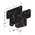 Simpson Strong-Tie AC4PC Ornamental Adjustable Post Cap For 4x Post - Black Powder Coat, ZMAX Specification