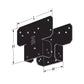 Simpson Strong-Tie AC4PC Ornamental Adjustable Post Cap For 4x Post - Black Powder Coat, ZMAX Specification 